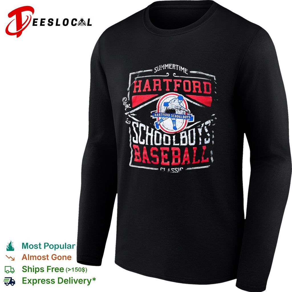 Summertime Hartford Schoolboys Baseball Classic Hartford Schoolboys logo team shirt