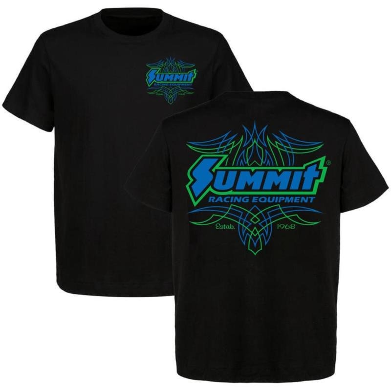 Summit Racing Equipment Pinstriped V2 T-shirt Truck Shirt Cotton Crewneck Menswear Top Polyester Tshirt Hoodie Sweatshirt