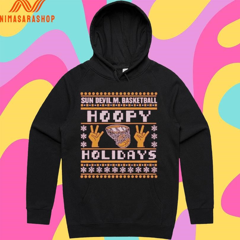 Sun Devil M Basketball Hoopy Holidays Christmas 2025 Shirts