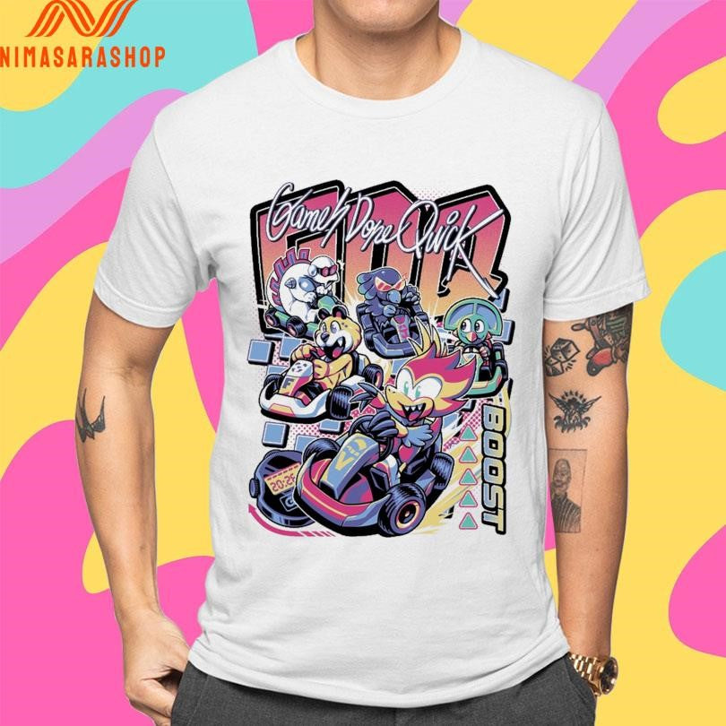 Super Mascot Racers Games Done Quick Boost Shirts