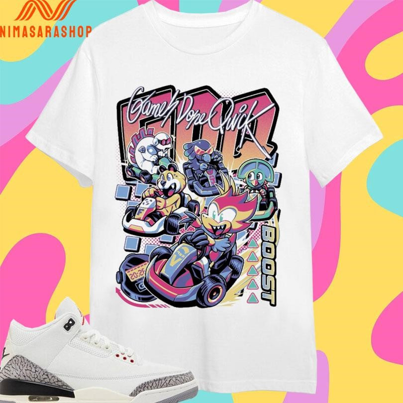 Super Mascot Racers Games Done Quick Boost Shirts