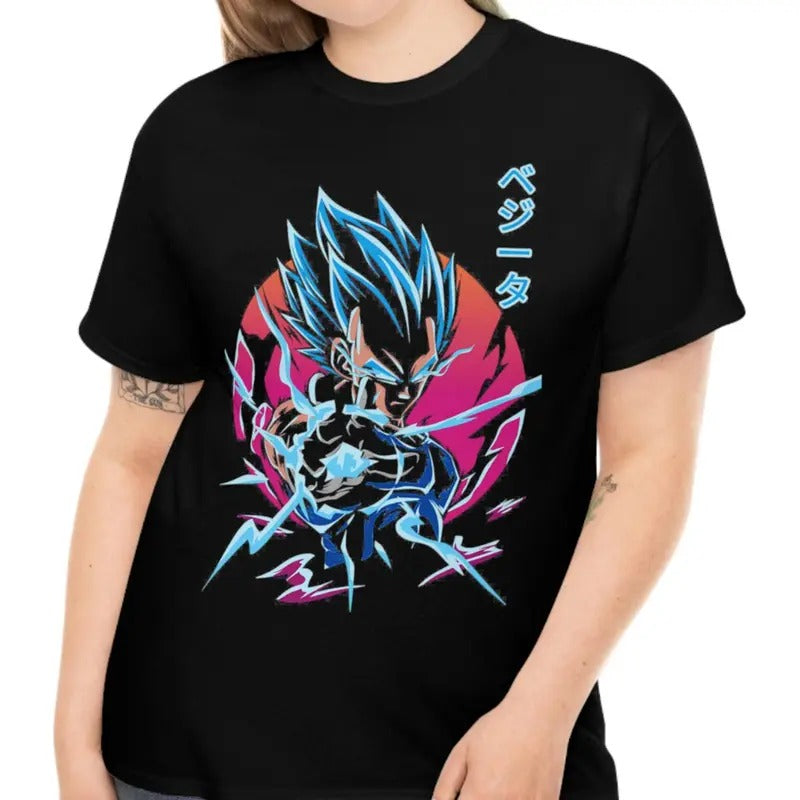 Super Saiyan Vegita Manga Anime T-Shirt, Anime Gift For Fan Sweatshirt, Hoodie, Comfort Colors | PrintMintTees.com