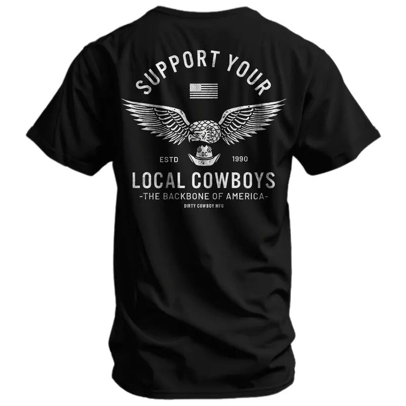 Support Your Local Cowboys Men's T-Shirt Hoodie, Sweatshirt | PrintMintTees.com