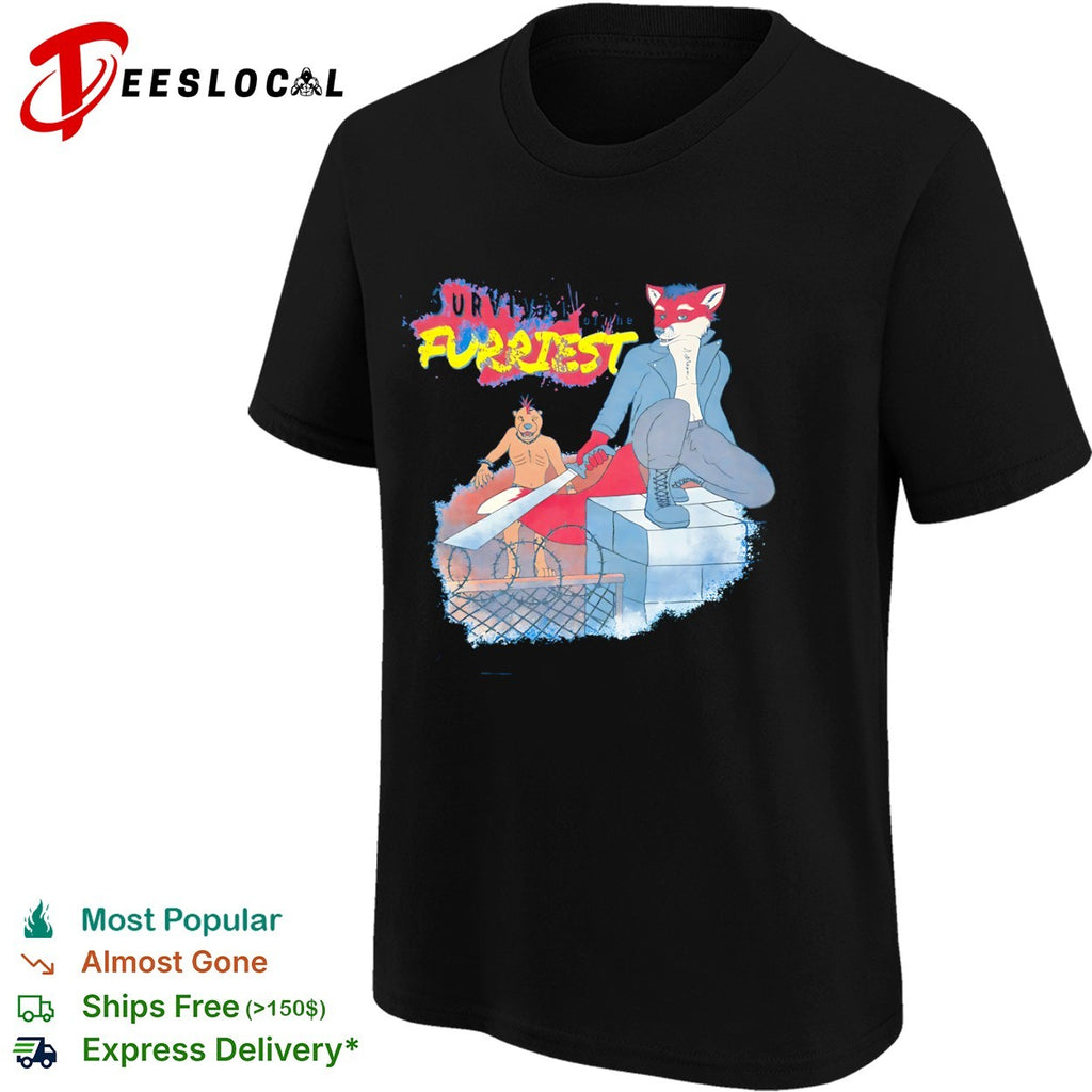 Survival of the Furriest fox machete shirt
