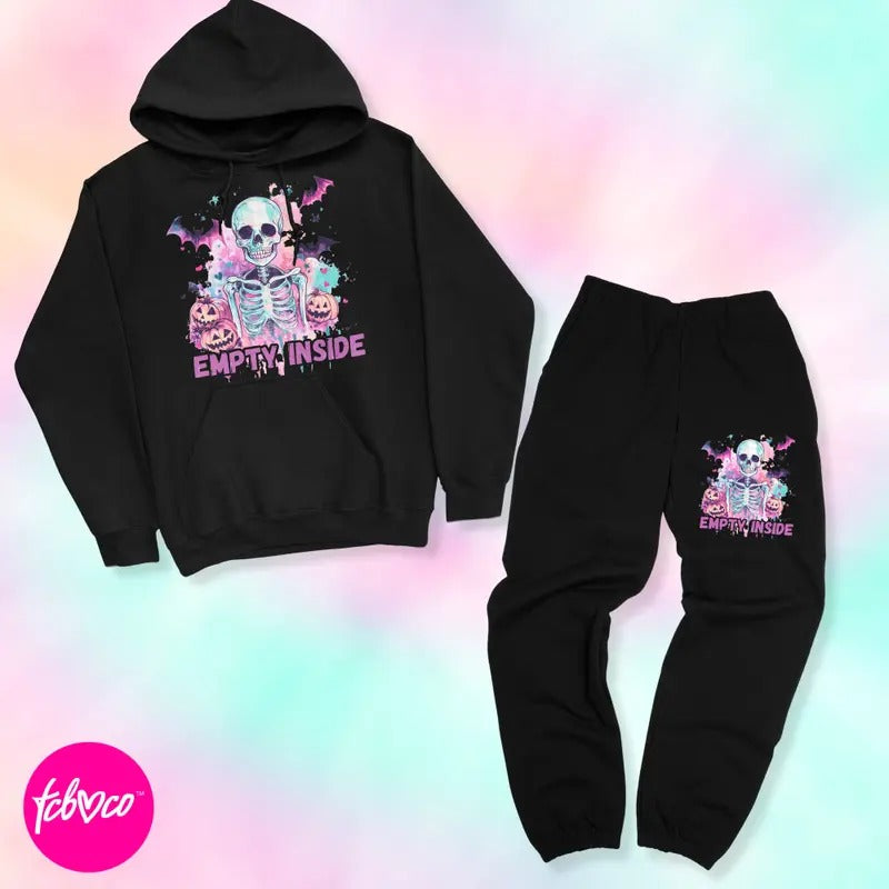 Empty Inside Sweatshirt/Sweatpants Fabric Menswear Shirt Hoodie | PrintMintTees.com