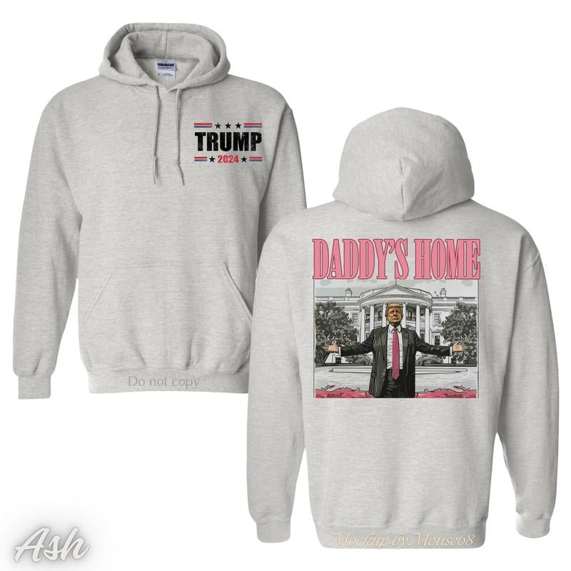 Daddys Home 2Side Shirt/Hoodie/Sweatshirt, Retro Crewneck, Cotton, Menswear Tops | PrintMintTees.com