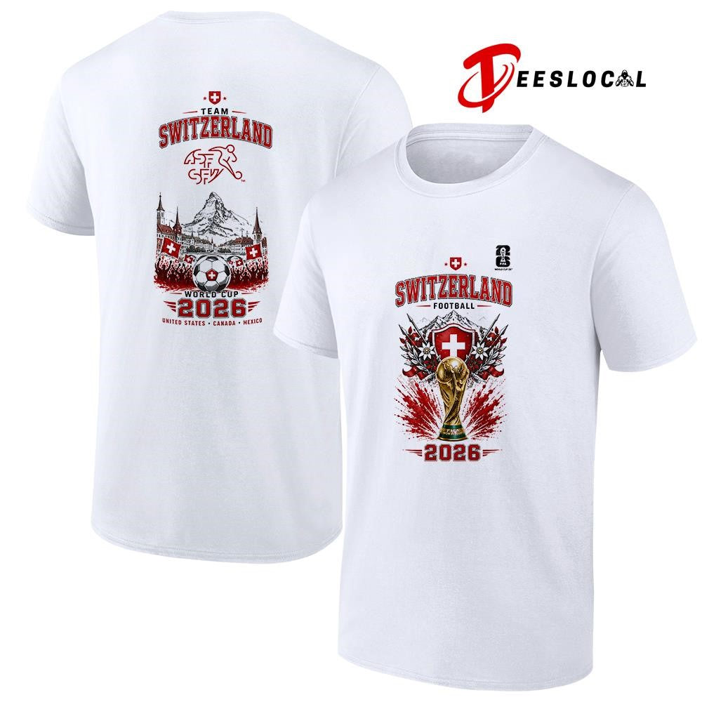 Switzerland World Cup trophy graphic shirt