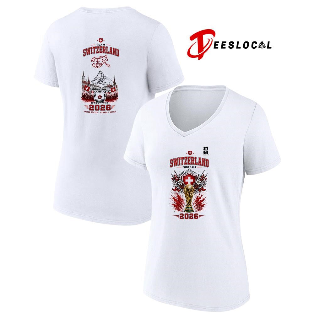Switzerland World Cup trophy graphic shirt