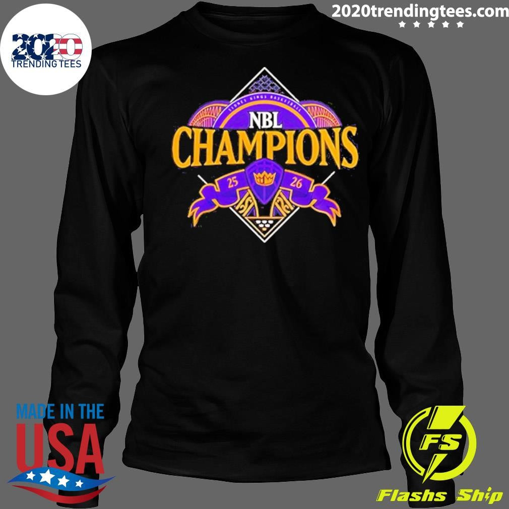 Sydney Kings 2026 National Basketball League Nbl Champions Shirt