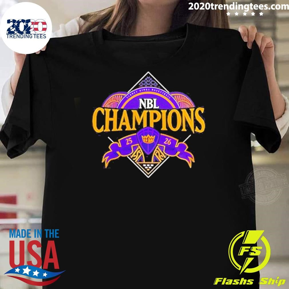 Sydney Kings 2026 National Basketball League Nbl Champions Shirt
