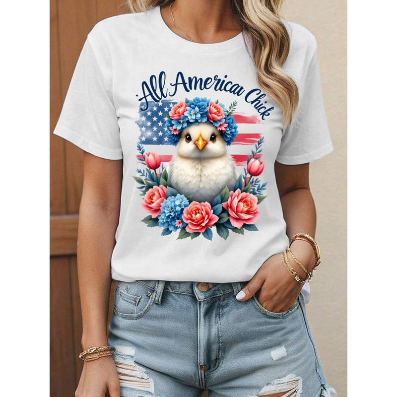 T - Shirt for a Patriotic Look: Flaunt 'All American Chick style 02 Hoodie Sweatshirt | PrintMintTees.com