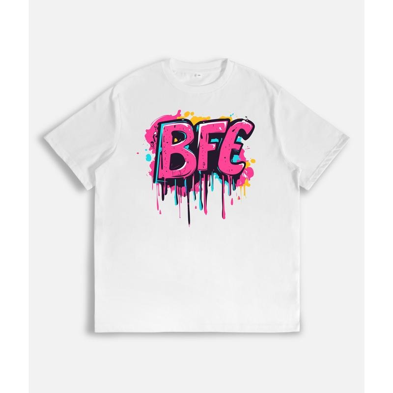 T - Shirt with Vibrant "BFE" Design: Perfect for Making a Fashion Statement style 02 Hoodie Sweatshirt | PrintMintTees.com