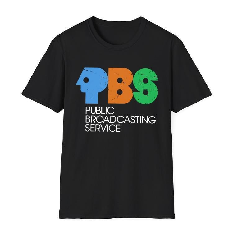 T-shirt Vintage P.B. s T-shirt-retro Public Broadcasting Service tee-70s 80s positiona shirt for classic TV fans Unisex...