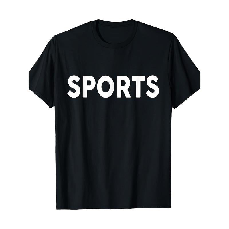 T-shirt with "Sport" printed on it -100% cotton Made in USA Hoodie Sweatshirt | PrintMintTees.com