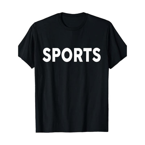 T-shirt with "Sport" printed on it -100% cotton Made in USA Hoodie Sweatshirt | PrintMintTees.com