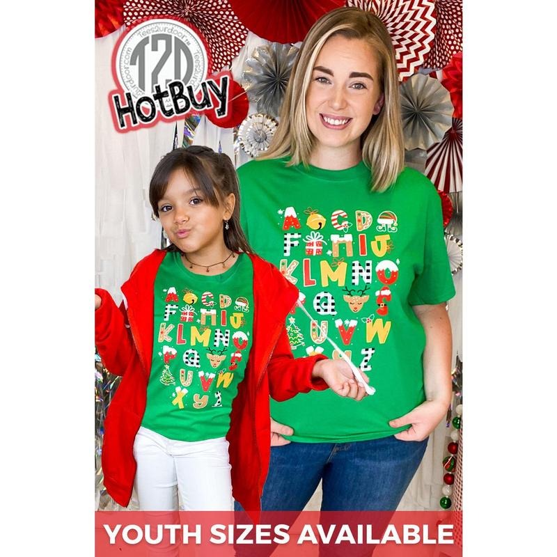 T2D Alphabet Christmas T-Shirt Hoodie Sweatshirt | PrintMintTees.com