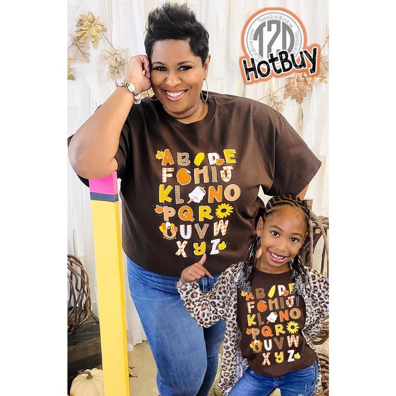 T2D Alphabet Thanksgiving T-Shirt Hoodie Sweatshirt | PrintMintTees.com