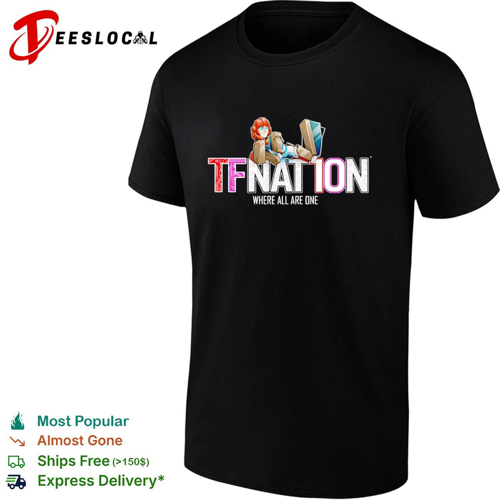 TFNation Transformers robot where all are one shirt