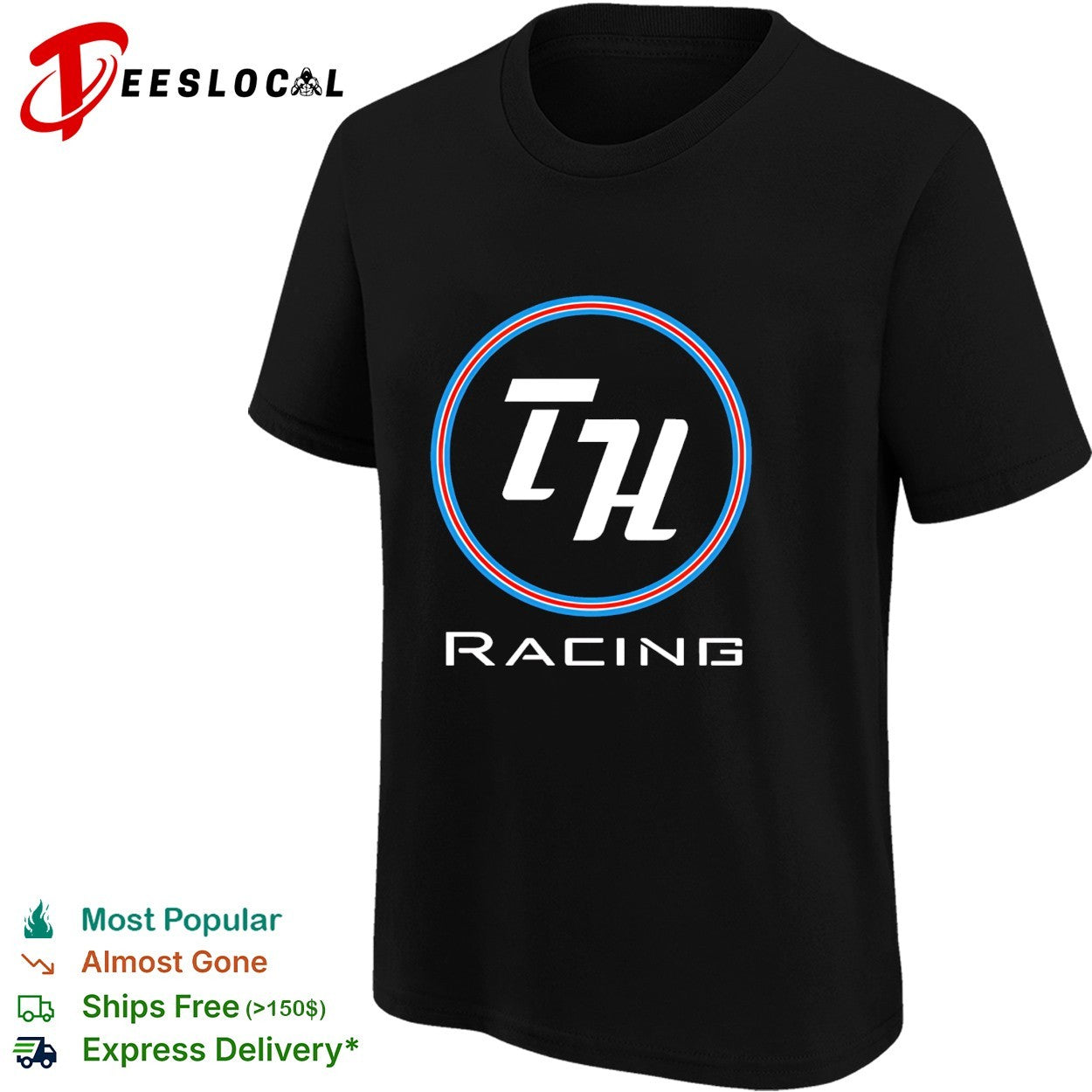 TH Racing logo motorsport shirt