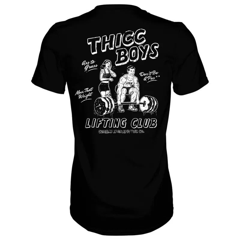 THICC BOYS WORKOUT CLUB MEN'S T-SHIRT Hoodie, Sweatshirt | PrintMintTees.com