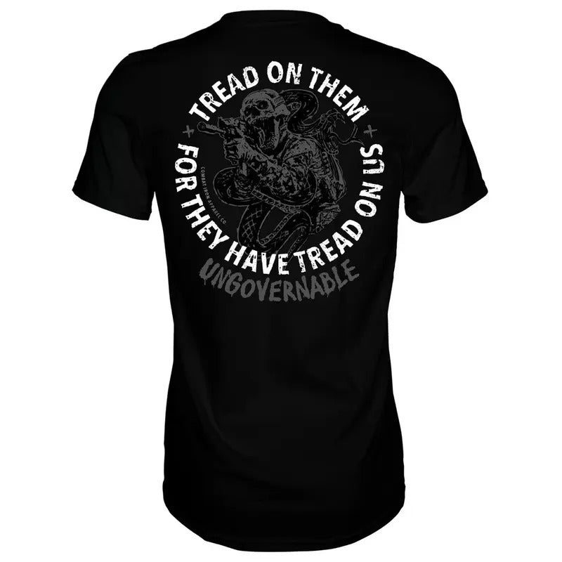 TREAD THEM SKULL UNGOVERNABLE HUMOR SHIRTS FUNNY SHIRT T-Shirts, Hoodie, Sweatshirt