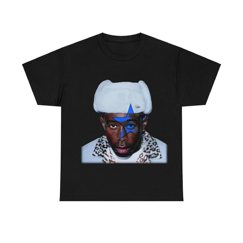 TYLER Blue Star Tee The CREATOR T Shirt Classic Cotton Hoodie, Sweatshirt | PrintMintTees.com