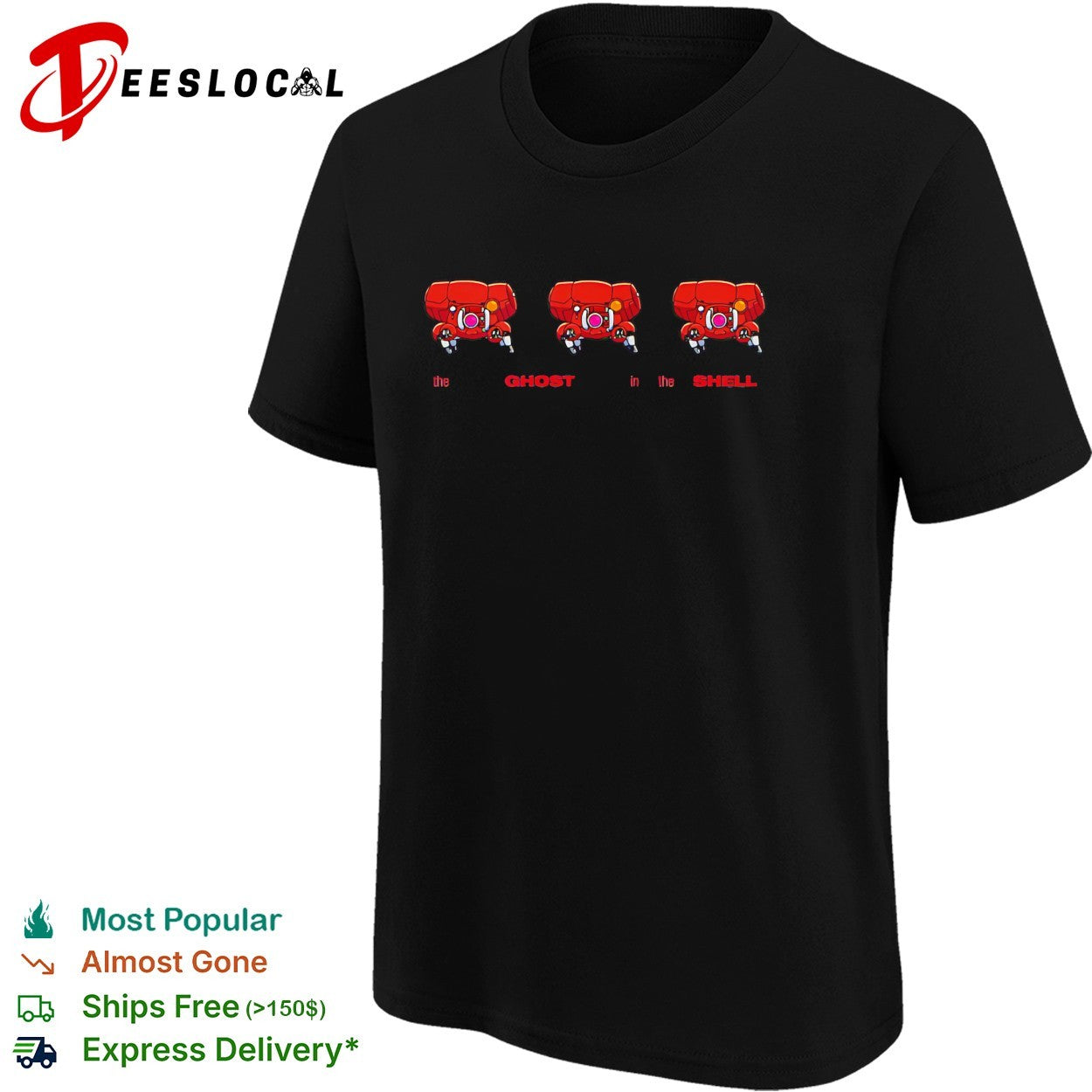 Tachikoma robots the Ghost in the Shell shirt