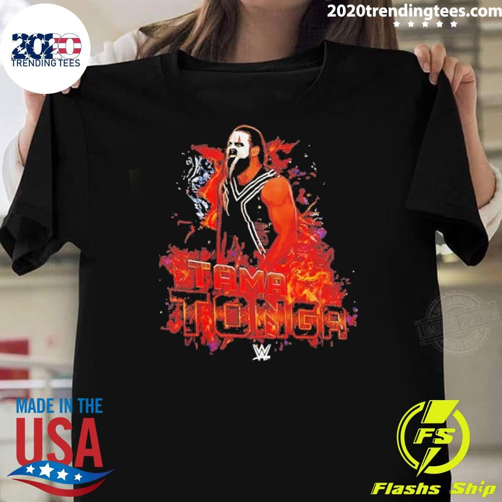 Tama Tonga Wwe Flames Vintage Shirt