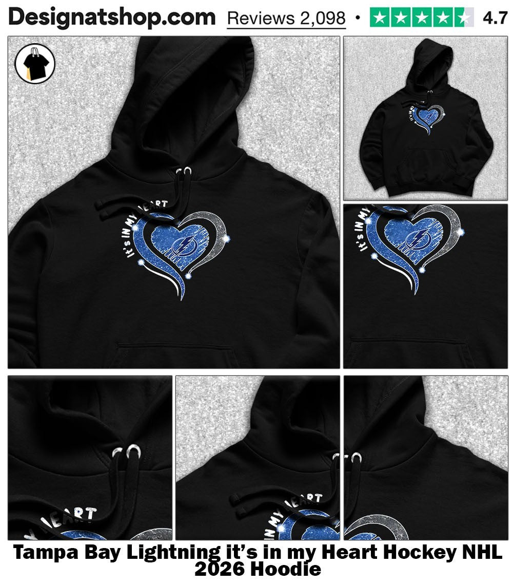 Tampa Bay Lightning it’s in my Heart Hockey NHL 2026 shirt