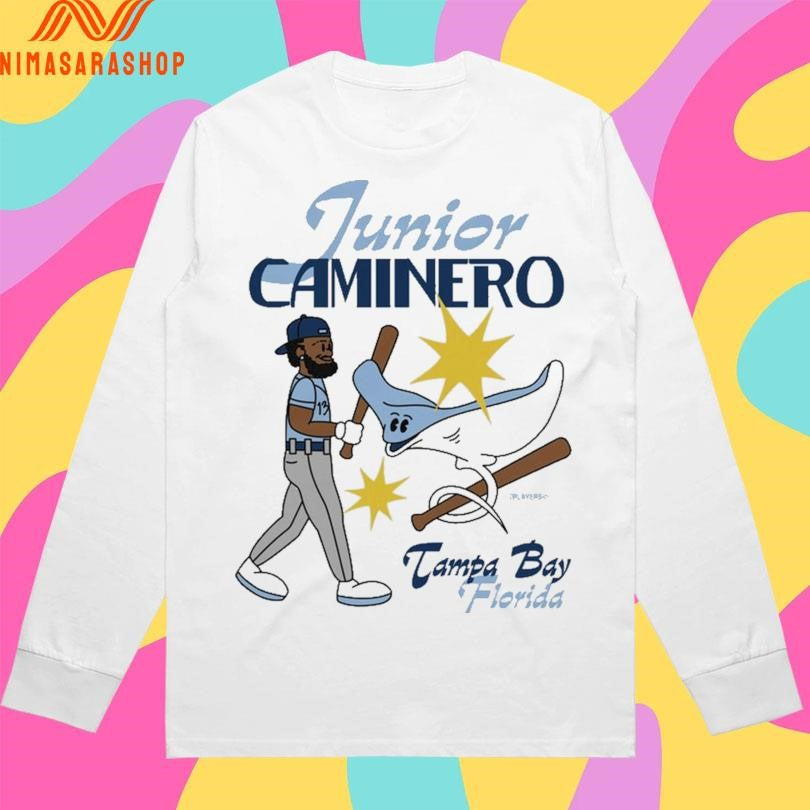 Tampa Bay Rays Junior Caminero Tampa Bay Florida Superstar Cartoon Shirts