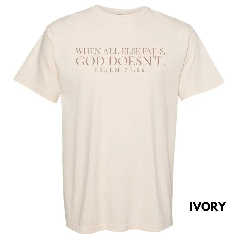 Tan Psalm 73 Comfort Colors T-Shirt 'NLB' Hoodie Sweatshirt | PrintMintTees.com