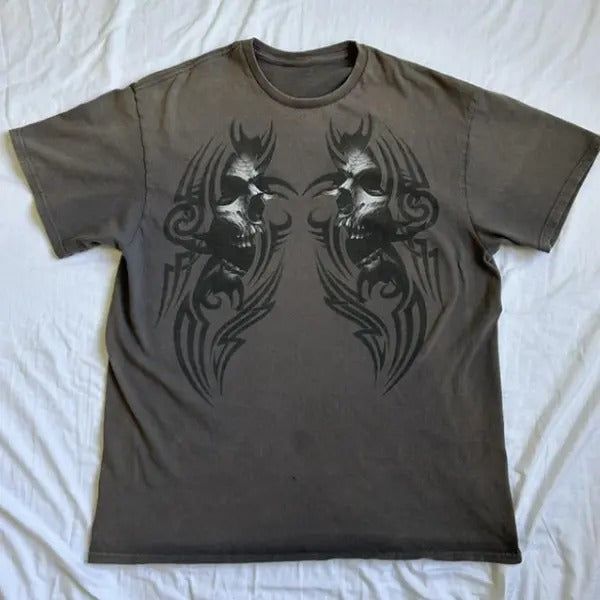 Tapout Grunge style 90s T Shirt y2k mma elite emo amity affliction goth skull, Unisex T-Shirt, Gift For Men Women...