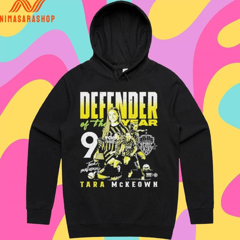 Tara Mckeown Washington Spirit 2026 Defender Of The Year Signature Shirts