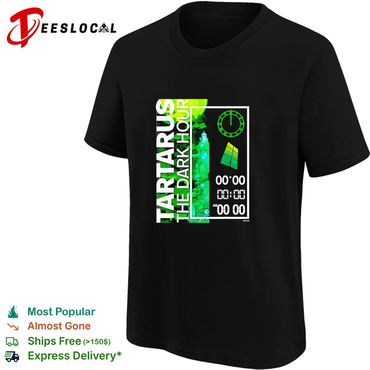 Tartarus the dark hour clock tower shirt
