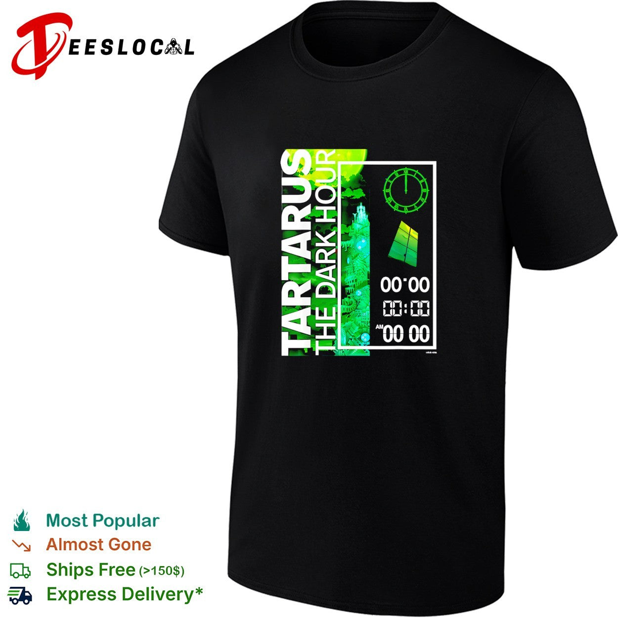 Tartarus the dark hour clock tower shirt