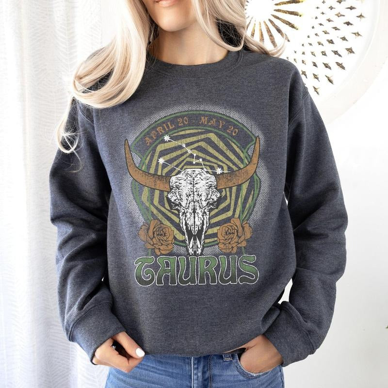 Taurus Zodiac, Astrology, Horoscope Sweatshirt T-Shirts, Hoodie | PrintMintTees.com