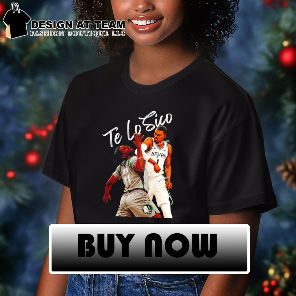 Te Lo Sico Wemby Elbow Reid San San Antonio Spurs Basketball funny shirt