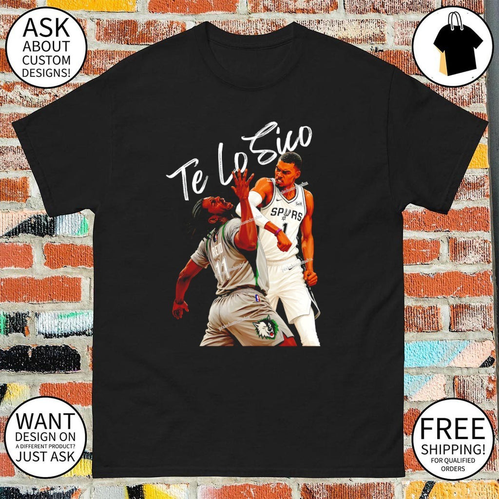 Te Lo Sico Wemby Elbow Reid San San Antonio Spurs Basketball funny shirt