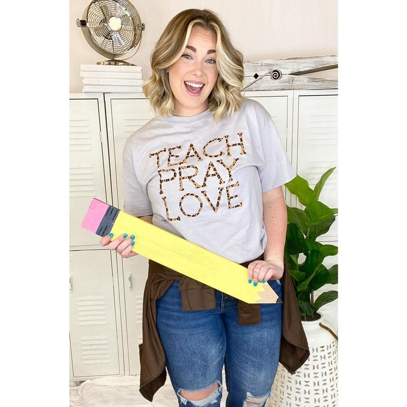 Teach Pray Love Graphic T-Shirt Hoodie Sweatshirt | PrintMintTees.com