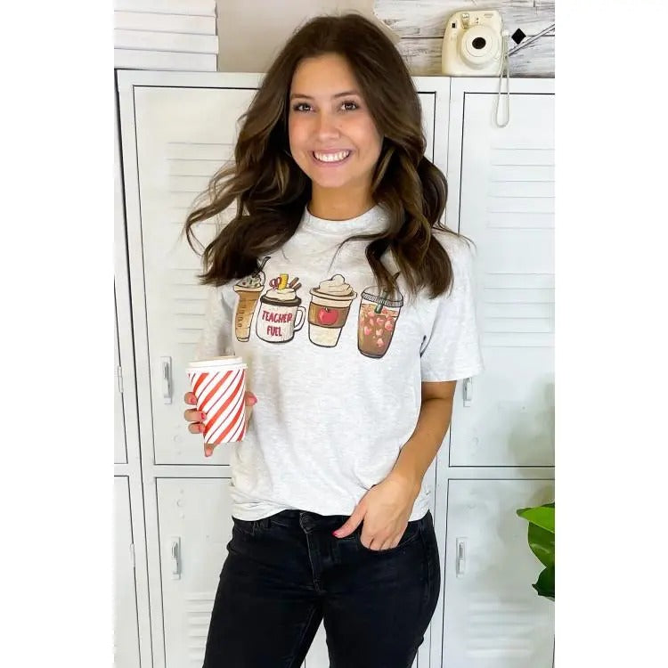 Teacher Fuel T-Shirt Hoodie Sweatshirt | PrintMintTees.com