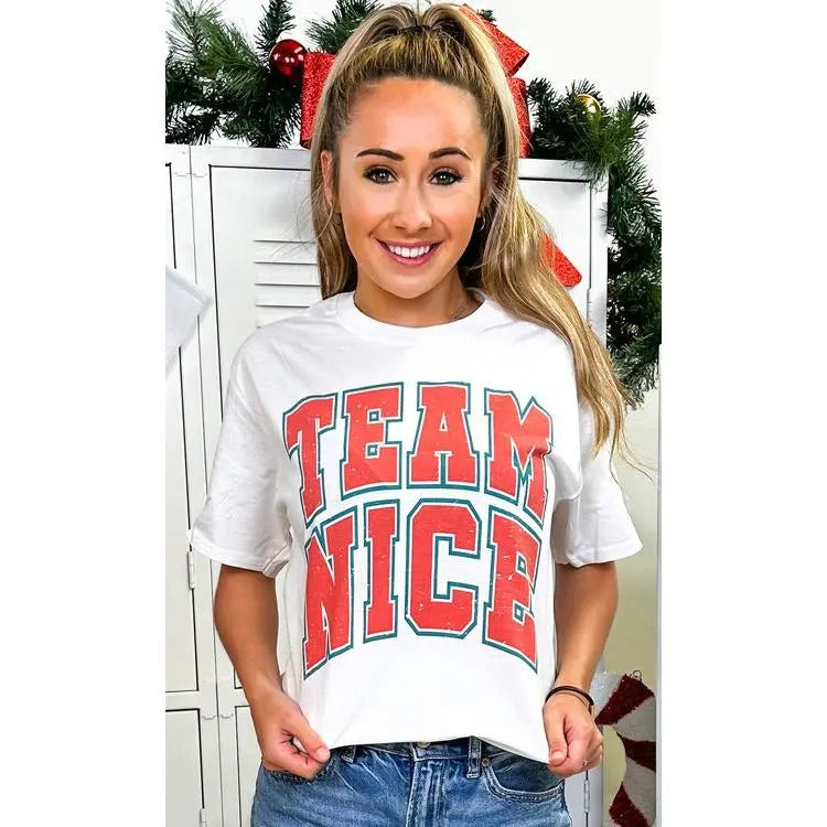 Team Nice Graphic T-Shirt Hoodie Sweatshirt | PrintMintTees.com
