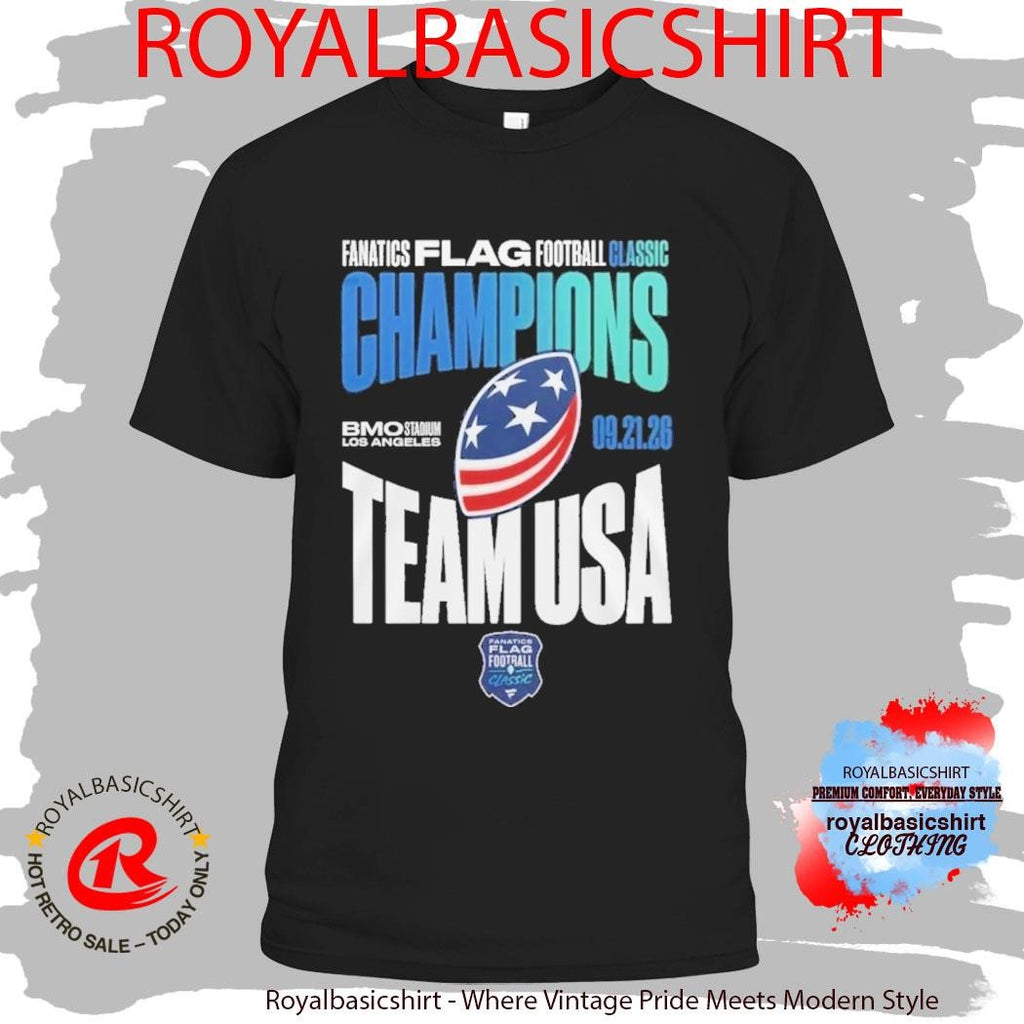 Team Usa Football Flag Football Classic Champions Shirt