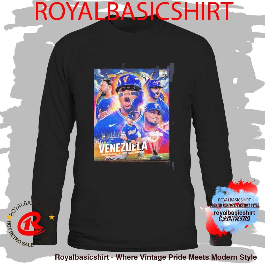 Team Venezuela Defeat Team USA To Become World Baseball Classic 2026 Champions First Time Ever T-Shirt