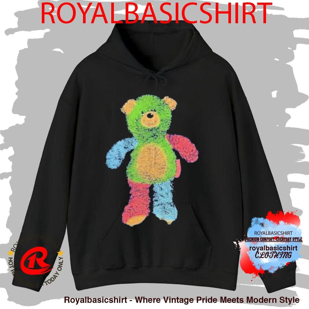 Teddy Plush Bear Press Print Rhys Brown Shirt