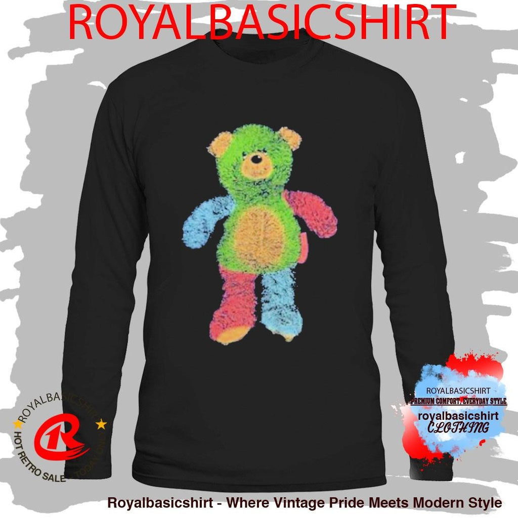 Teddy Plush Bear Press Print Rhys Brown Shirt