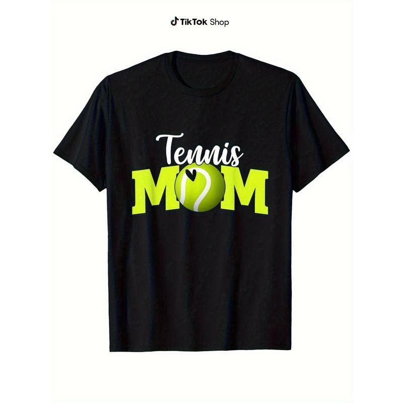 Tennis Mom Cute Letter Print Women'S Cute Mother'S Day T-Shirt style 02 Hoodie Sweatshirt | PrintMintTees.com