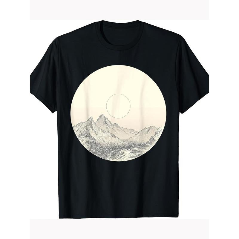 Tents and trails undisturbed mountain trekking for Men T-shirt 100% cotton T-shirt Made in USA Hoodie Sweatshirt