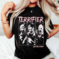 Terrifier Art The Clown Shirt, Horror Movie T-Shirt, Scary Clown Tee, Creepy Slasher Film Graphic Top, Horror Fan Gift Unisex