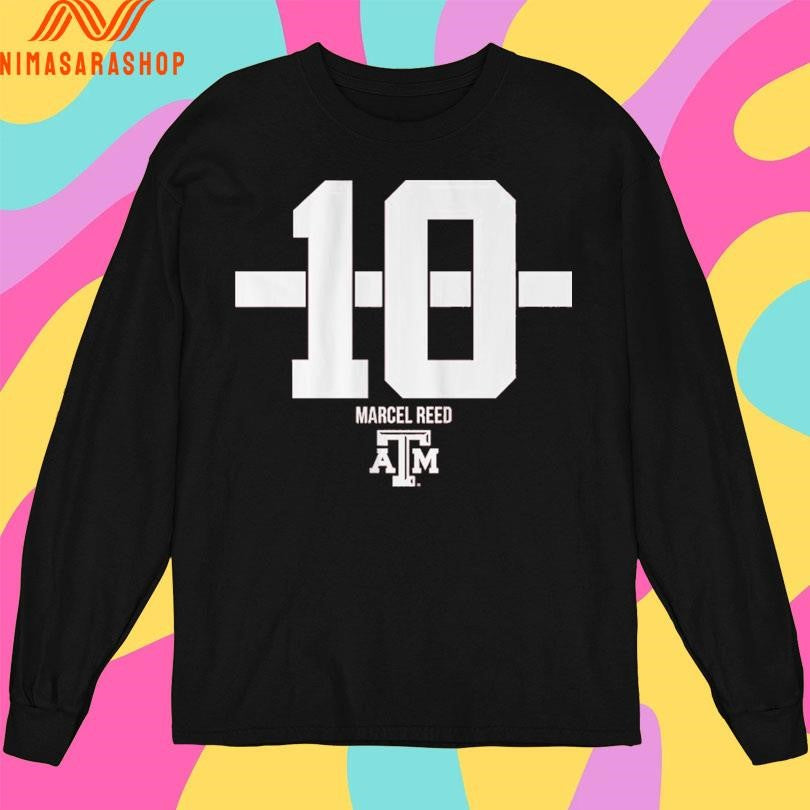 Texas A&amp;M Aggies Football Marcel Reed 10 Stripe Shirts