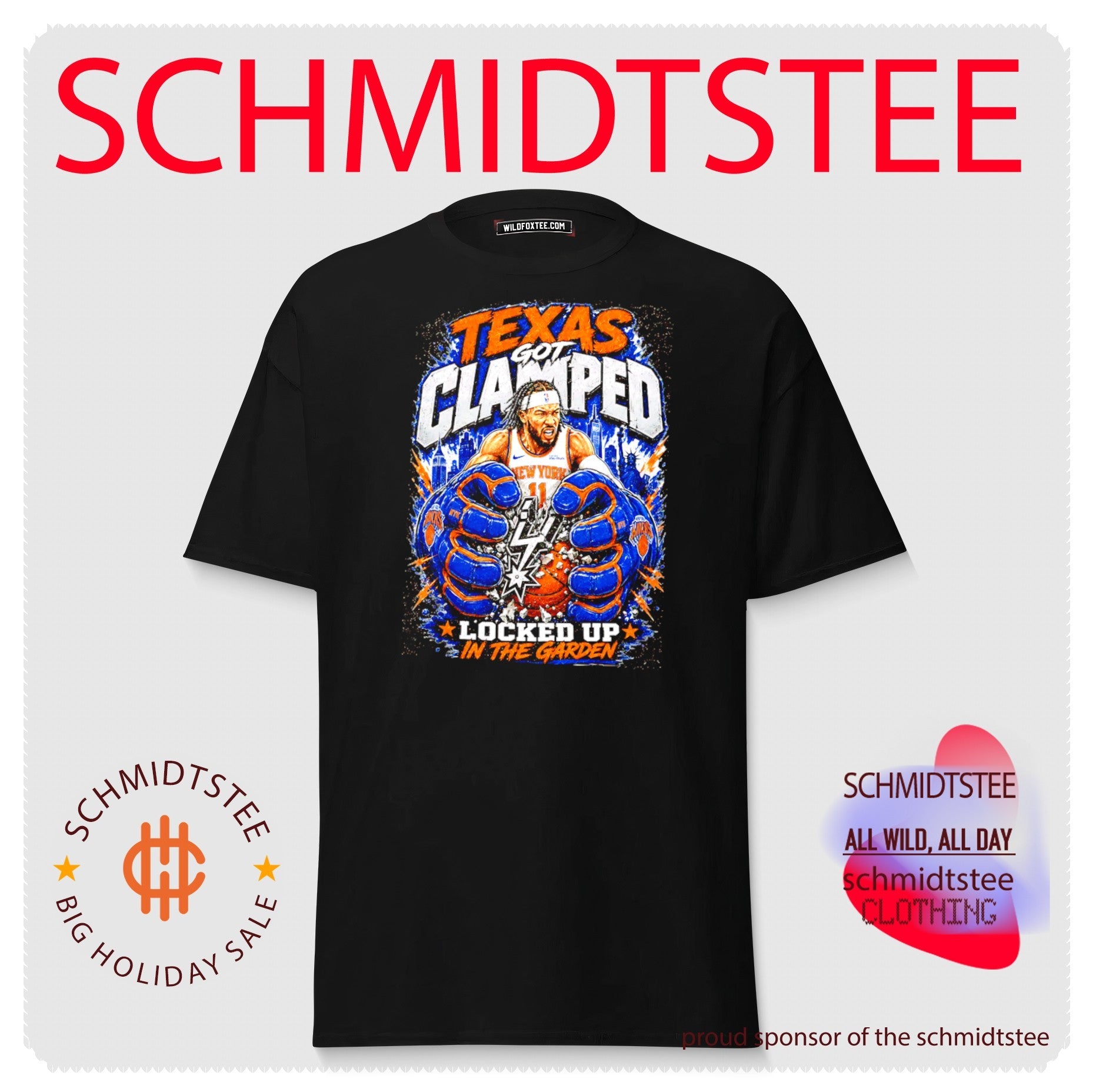Texas Got Clamped Brunson locked up in the Garden New York Knicks 2026 World Champions shirt